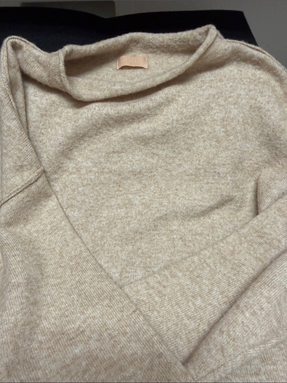 nuuds Lightweight Cream Scoopneck Sweater